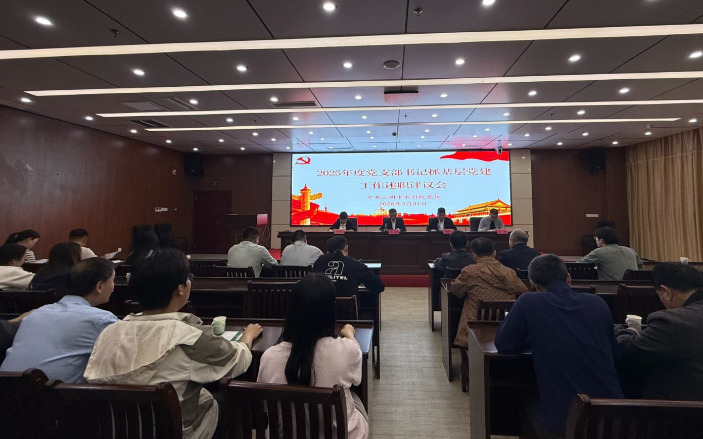 我院召开2025年度党支部书记抓基层党建工作述职评议会